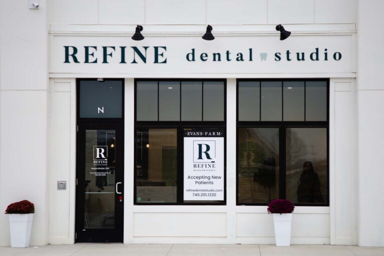 Exterior shot of Refine Dental Studio in Lewis Center, OH